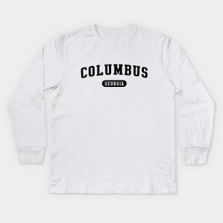 Columbus, GA Kids Long Sleeve T-Shirt